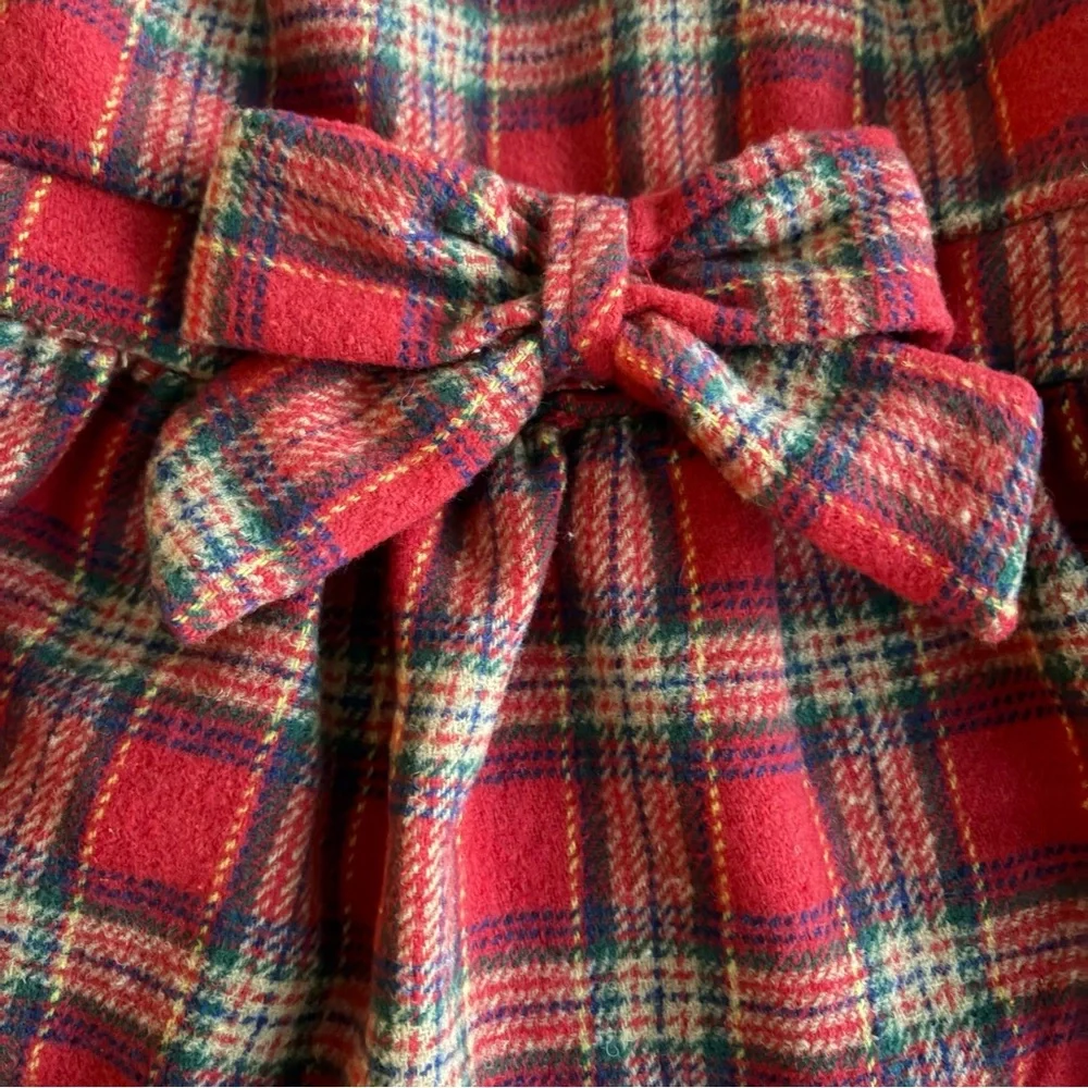 NWT Red Plaid Dog Dress Size Small Jessica Simpson - Winterwear for pets